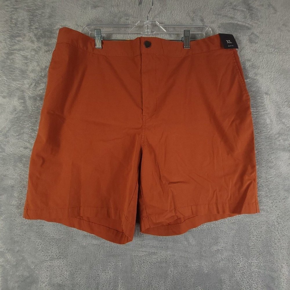 Treasure & Bond High Waist Orange Shorts